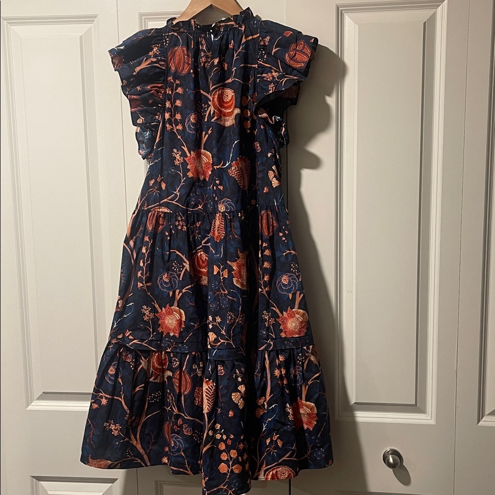 EUC Ulla Johnson Eden Ruffle dress 6 - Picture 4 of 16